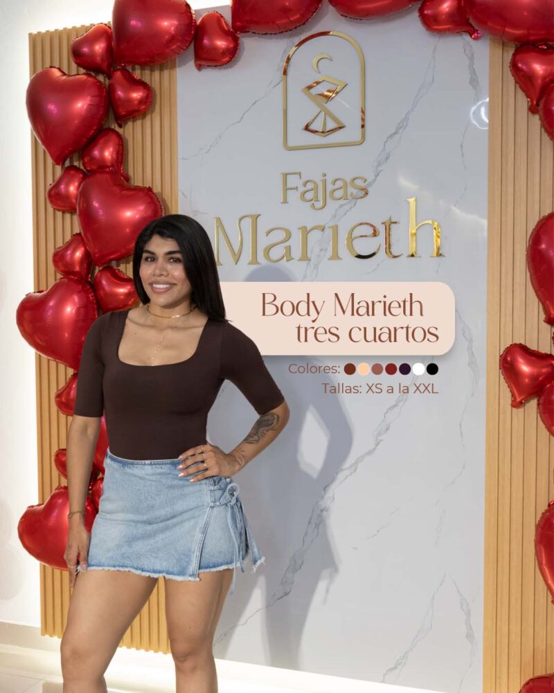 Marieth Roa BODY MARIETH MANGA TRES CUARTOS – Curvy Perú | ¡Haz Realidad tu mejor ...